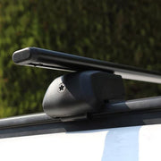 Roof Bars Rack Black fits Kia Sportage 2015-2021 (QL) for Flush Rails 75KG - Omtec - My Roof Bars