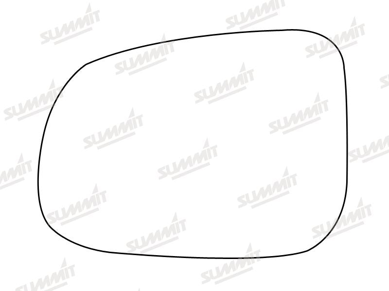 Summit Heated Base Plate With Blind Spot Mirror Glass fits Volvo S60 09 to 15 LHS - Summit - My Roof Bars