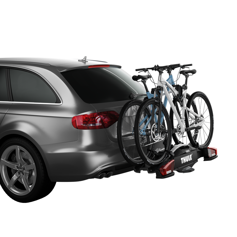 Thule VeloCompact 13-pin Platform Bike Rack | E-Bike Compatible | Tiltable | Lockable