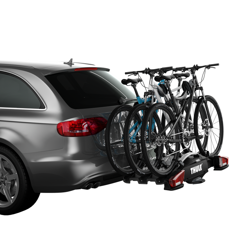 Thule VeloCompact 13-pin Platform Bike Rack | E-Bike Compatible | Tiltable | Lockable