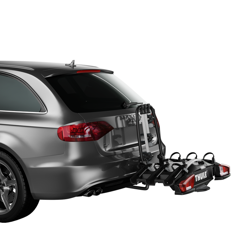 Thule VeloCompact 13-pin Platform Bike Rack | E-Bike Compatible | Tiltable | Lockable