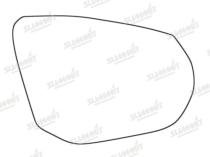 Summit Heated Base Plate With Standard Mirror Glass fits Audi Q2 16 on RHS - Summit - My Roof Bars