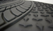 Heavy Duty Rubber Tyre Tred Car Floor Mats Set Non Slip Washable Universal Fit - UKB4C - My Roof Bars