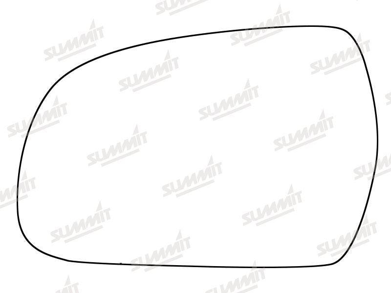 Summit Stick-On Standard Mirror Glass fits Audi A5 11 on LHS - Summit - My Roof Bars