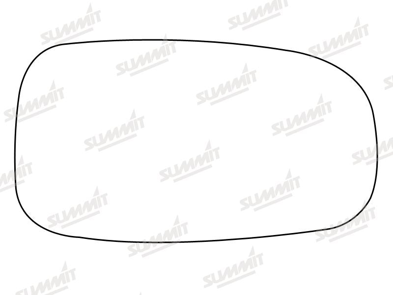 Summit Heated Backing Plate with Standard Glass fits Saab 9-3/9-5 02-12 RHS - Summit - My Roof Bars