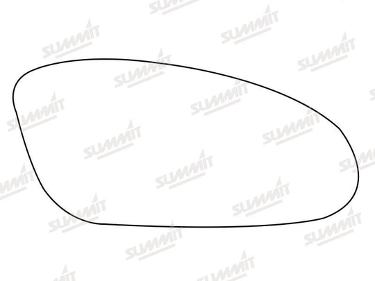 Summit Stick-On Standard Mirror Glass fits Ford Probe RHS - Summit - My Roof Bars