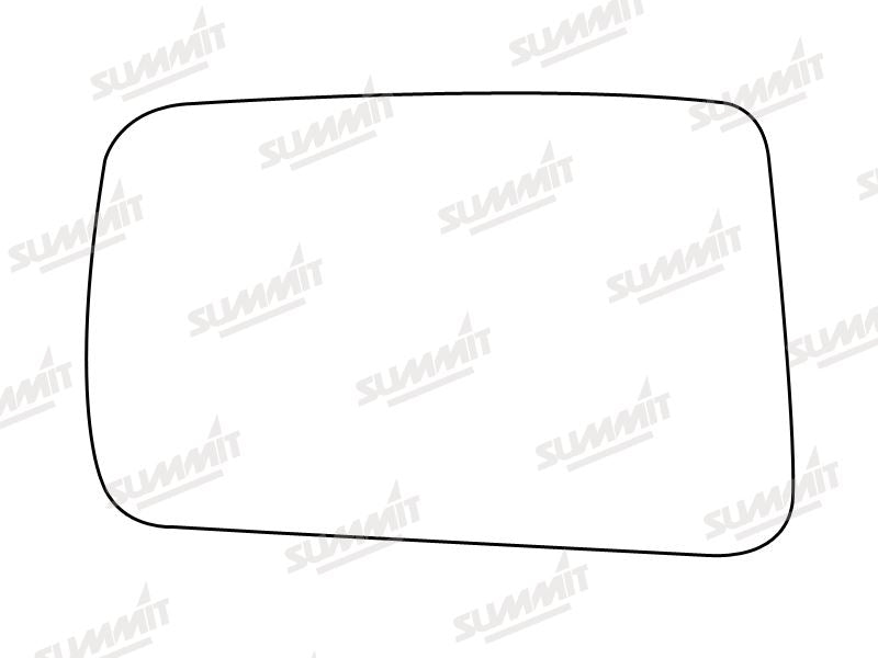 Summit Stick-On Standard Mirror Glass fits Mitsubishi Lancer Galant RHS - Summit - My Roof Bars