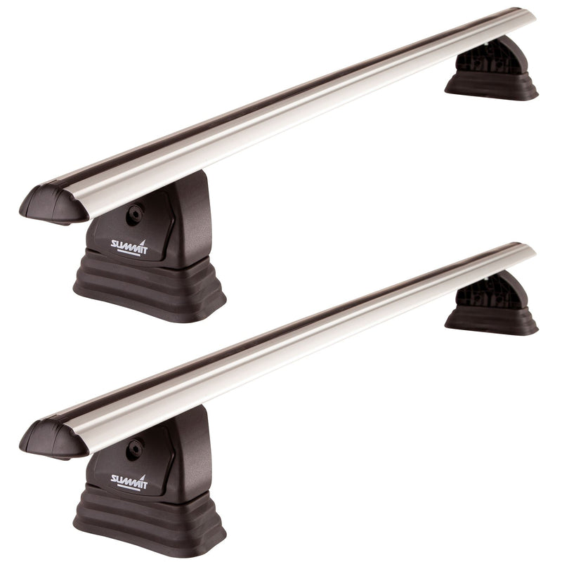 Summit Premium Roof Tent Compatible Aluminium Multi-Fit Roof Bar System SURT-105 1.3m Fix Point