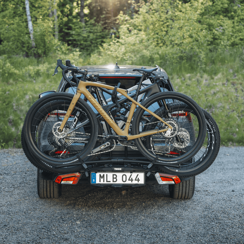 Thule EasyFold 3 Platform Bike Rack | E-Bike Compatible | Tiltable | Lockable