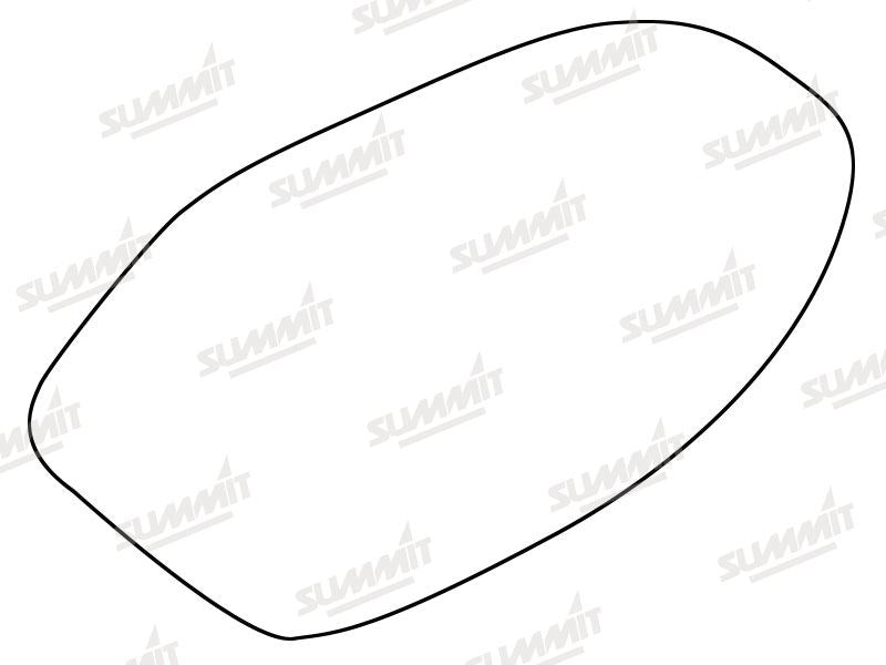 Summit Stick-On Standard Mirror Glass fits Audi A7 & RS7 LHS - Summit - My Roof Bars