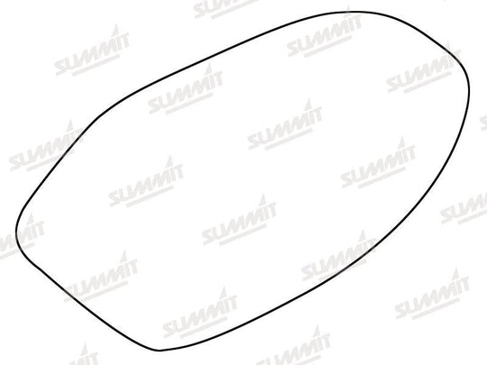 Summit Stick-On Standard Mirror Glass fits Audi A7 & RS7 LHS - Summit - My Roof Bars