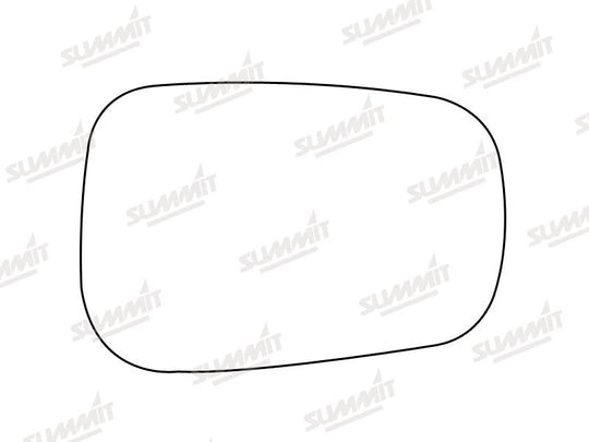 Summit Non-Heated Base Plate With Standard Mirror Glass fits Ford Fiesta, Fusion 02 on RHS - Summit - My Roof Bars