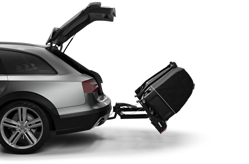 Thule BackSpace XT foldable towbar carrier cargo black Towbar cargo carrier - Thule - My Roof Bars