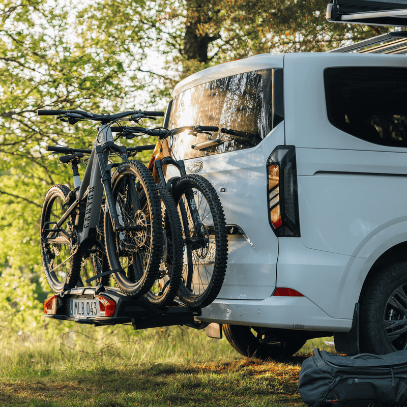 Thule VeloSpace 3 Platform Bike Rack | E-Bike Compatible | Tiltable | Lockable