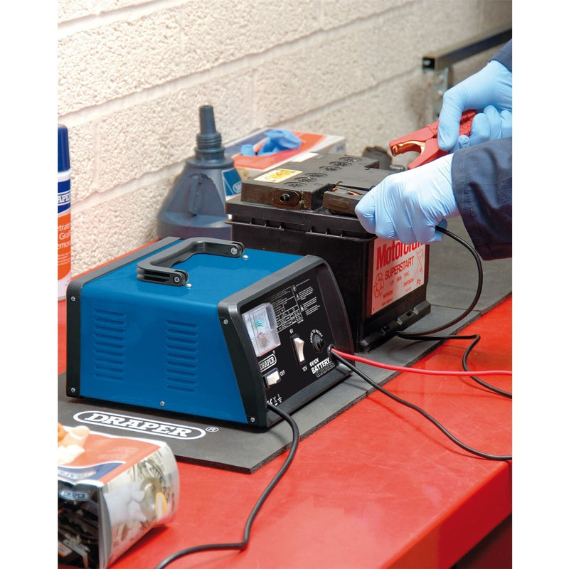 Draper 6/12V Battery Charger, 4.2A 20486 - Draper - My Roof Bars
