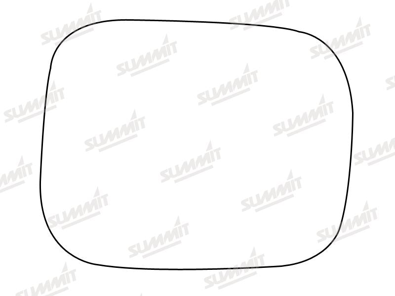 Summit Stick-On Standard Mirror Glass fits Volvo XC70 06 on RHS - Summit - My Roof Bars