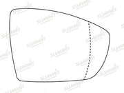 Summit Stick-On Aspheric Mirror Glass fits Ford Galaxy, S Max 06 on Kuga 08 on RHS - Summit - My Roof Bars