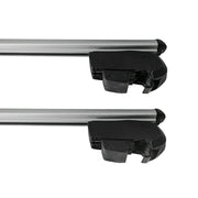 Roof Bars Rack Silver Locking fits Jaguar F-Pace 2016- - Omtec - My Roof Bars