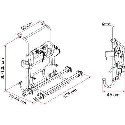 Fiamma Carry-Bike Lift 77 Black 02093F43A - Fiamma - My Roof Bars