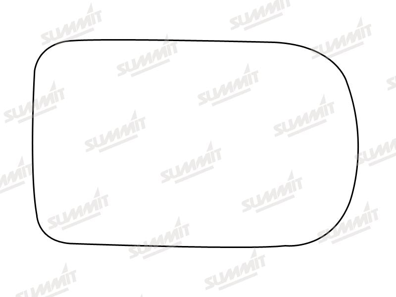 Summit Stick-On Aspheric Mirror Glass fits BMW 5 Series 95 to 02 7 Series 94 to 01 RHS - Summit - My Roof Bars