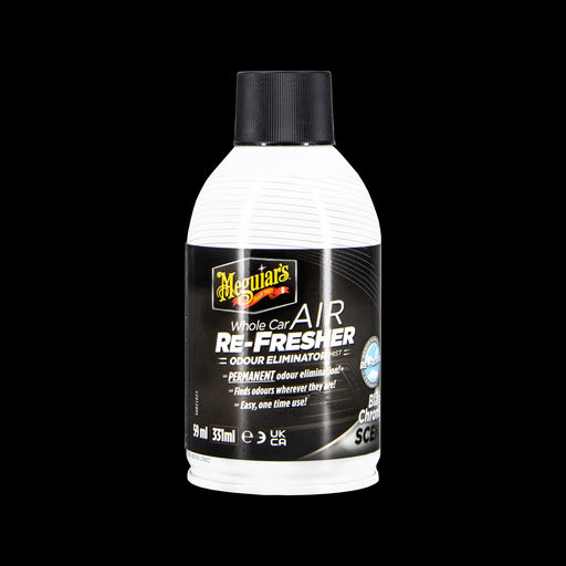 2x Meguiar's Whole Car Air Re-Fresher Odor Eliminator Black Chrome Scent 59ml - Meguiar's - My Roof Bars