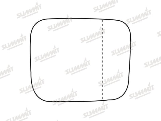 Summit Heated Base Plate With Blind Spot Mirror Glass fits Jeep Renegade 13 on LHS - Summit - My Roof Bars