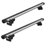 Thule SlideBar Evo Roof Bars Aluminum fits Honda Pilot 2023- 5 doors with Raised Rails - Thule - My Roof Bars