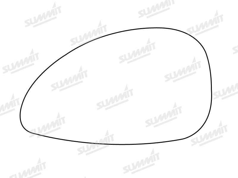 Summit Stick-On Standard Mirror Glass fits Citroen C4 04 on LHS - Summit - My Roof Bars