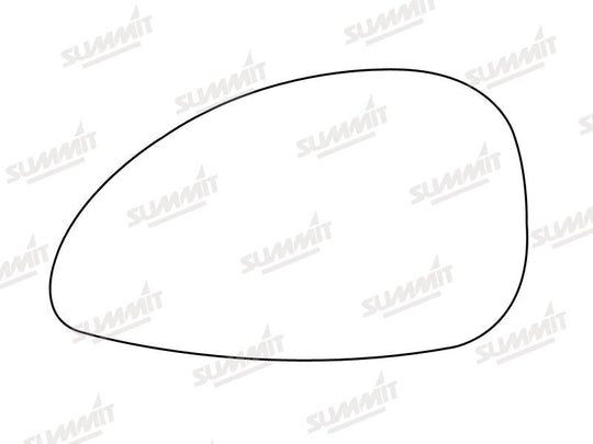 Summit Stick-On Standard Mirror Glass fits Citroen C4 04 on LHS - Summit - My Roof Bars