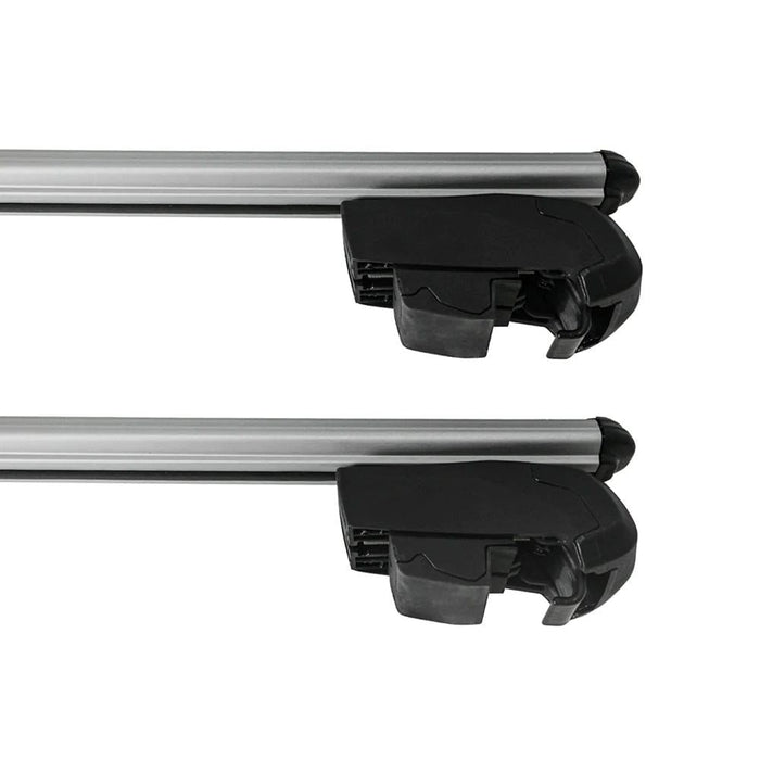 Roof Bars Rack Silver Locking fits Hyundai Palisade 2020- - Omtec - My Roof Bars