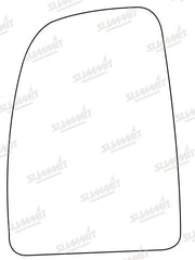 Summit Stick-On Commercial Mirror Glass fits Citroen Jumper, Fiat Ducato, Peugeot Boxer LHS - Summit - My Roof Bars