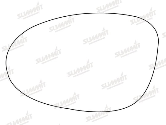Summit Stick-On Standard Mirror Glass fits Renault Espace LHS - Summit - My Roof Bars