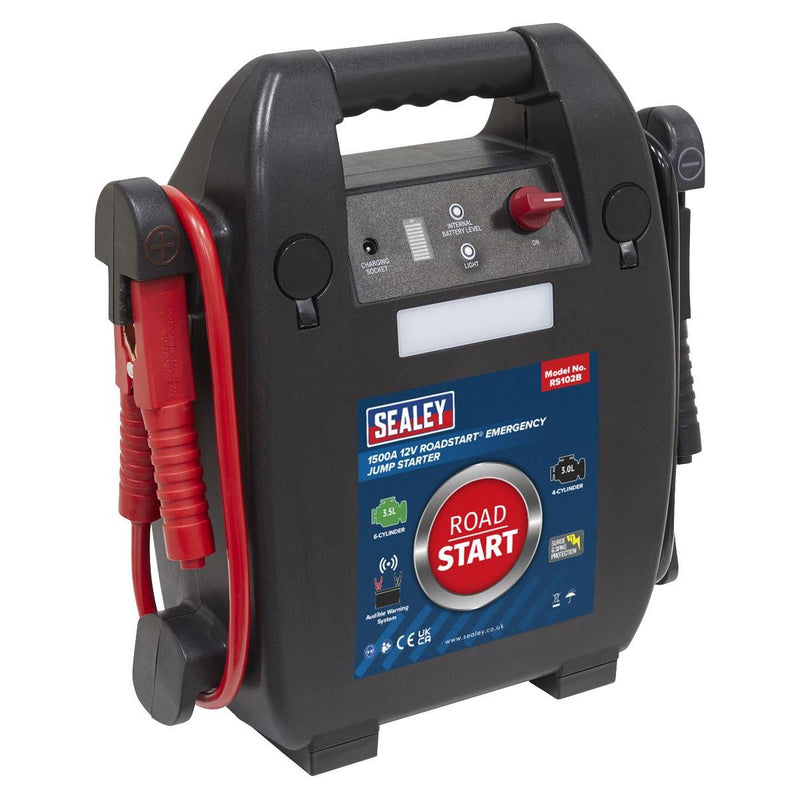 Sealey RoadStartï Emergency Jump Starter 12V 3.5L 6-Cylinder RS102B - Sealey - My Roof Bars
