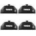Thule 7106 Evo Foot Pack Flush Closed Rails 710600 - 4 Pack - Thule - My Roof Bars