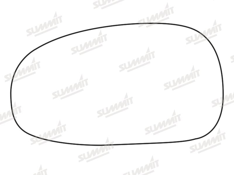Summit Stick-On Standard Mirror Glass fits Seat Leon LHS - Summit - My Roof Bars