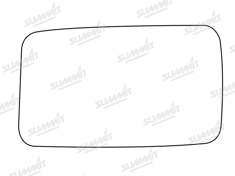 Summit Stick-On Standard Mirror Glass fits Renault 11 LHS - Summit - My Roof Bars