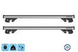 Menabo Sherman Black Roof Bars fits Seat Alhambra 2010-2024 MPV 5D w Raised Rails - Menabo - My Roof Bars