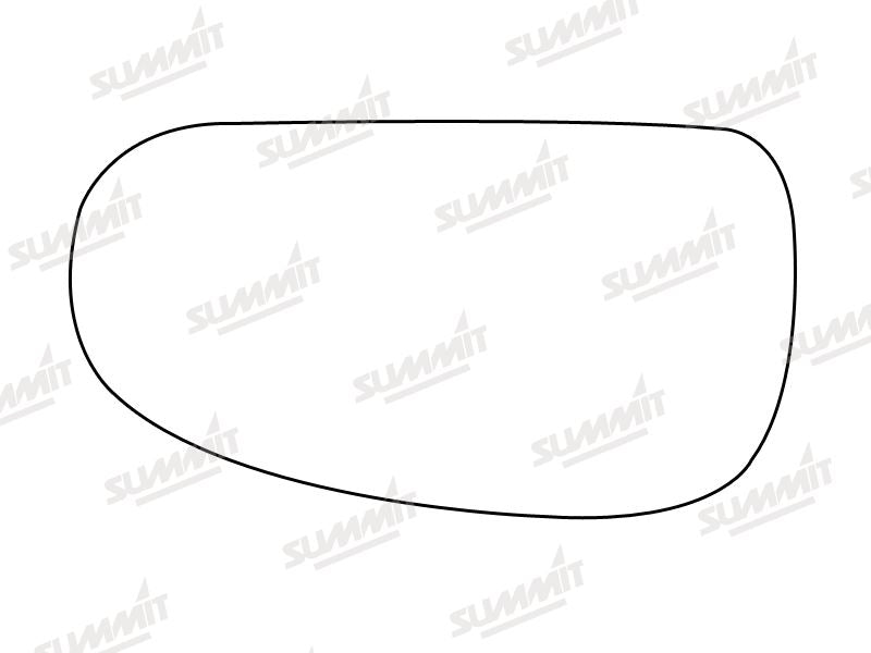 Summit Stick-On Aspheric Mirror Glass fits Audi TT RHS - Summit - My Roof Bars