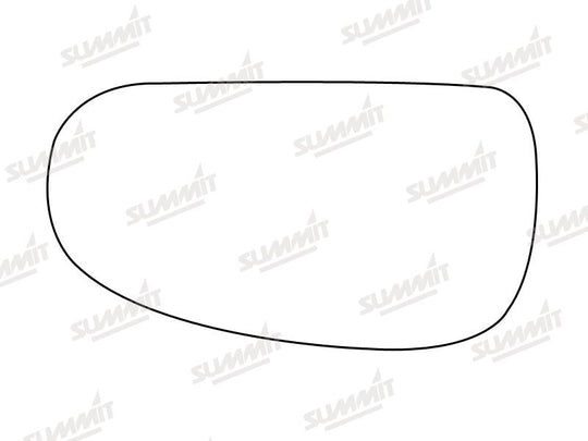Summit Stick-On Aspheric Mirror Glass fits Audi TT RHS - Summit - My Roof Bars