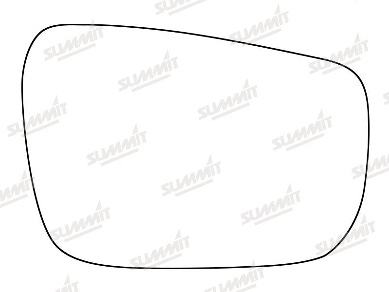 Summit Stick-On Standard Mirror Glass fits Nissan Navara 05 to 15 LHS - Summit - My Roof Bars
