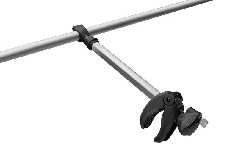 Thule Caravan Superb Short 2-bike a-frame caravan bike rack anodised gray
