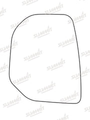 Summit Non-Heated Base Plate With Commercial Mirror Glass fits Peugeot Partner, Citroen Berlingo LHS - Summit - My Roof Bars