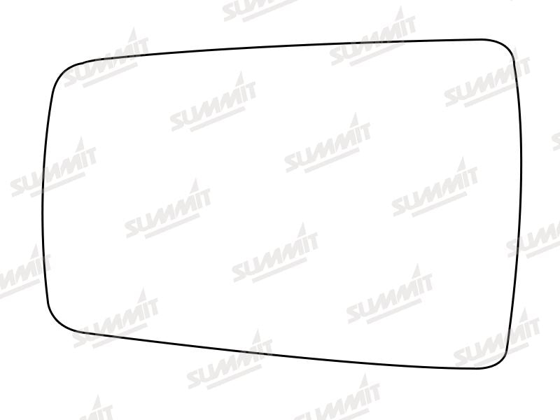 Summit Stick-On Standard Mirror Glass fits Alfa 75 LHS - Summit - My Roof Bars