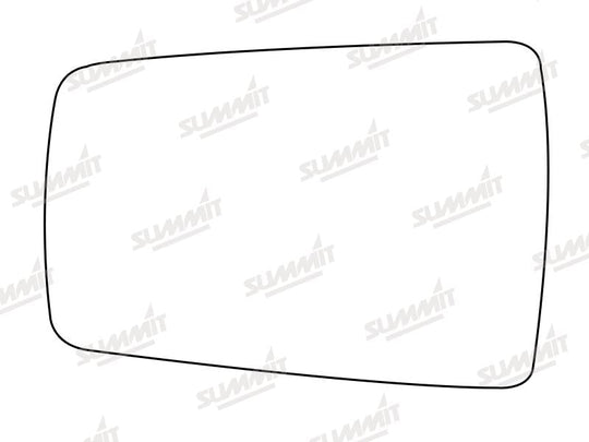 Summit Stick-On Standard Mirror Glass fits Alfa 75 LHS - Summit - My Roof Bars