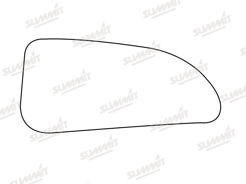 Summit Stick-On Commercial Lower Blind-Spot Mirror Glass fits Nissan Interstar, Renault Master, Vauxhall Movano LHS - Summit - My Roof Bars