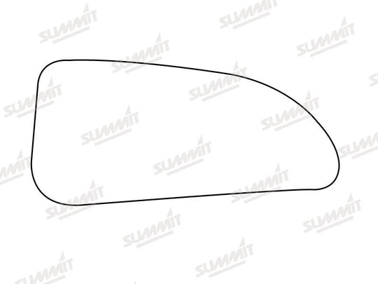 Summit Stick-On Commercial Lower Blind-Spot Mirror Glass fits Nissan Interstar, Renault Master, Vauxhall Movano LHS - Summit - My Roof Bars