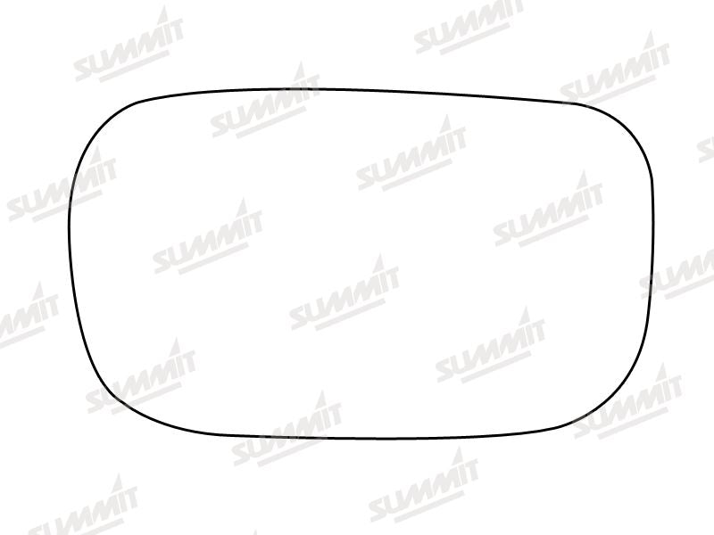 Summit Stick-On Standard Mirror Glass fits Toyota Celica 99 on LHS - Summit - My Roof Bars