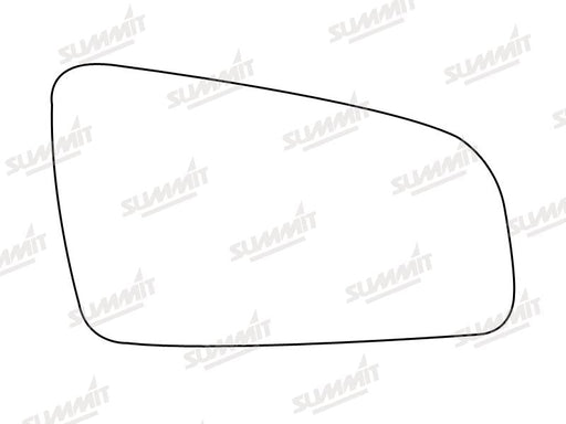 Summit Stick-On Standard Mirror Glass fits Vauxhall Zafira 2 05 to 10 RHS - Summit - My Roof Bars