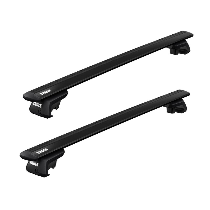 Thule WingBar Evo Roof Bars Black fits Dacia Duster 2024- 5 doors with Raised Rails - Thule - My Roof Bars