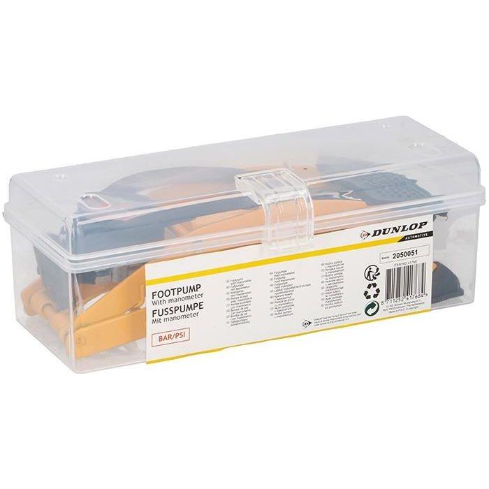 Dunlop Single Barrel Foot Air Pump Car Bike Bicycle Manometer Inflatables Balls - Dunlop - My Roof Bars